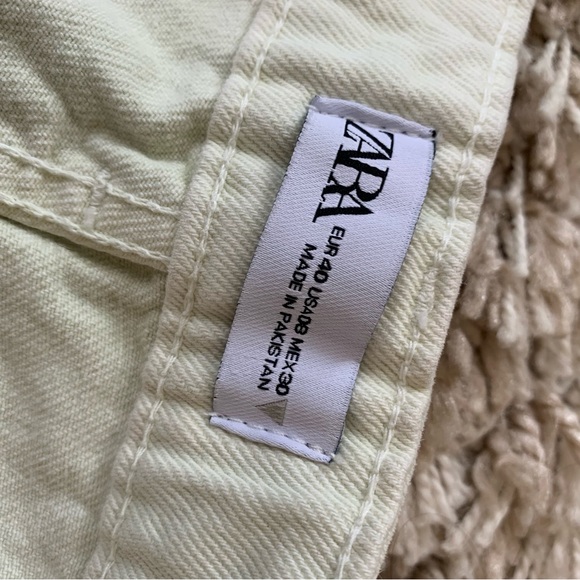 Zara pale yellow jeans - Picture 3 of 6